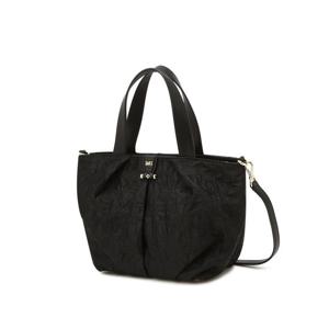 [닥스핸드백]블랙 로고장식 가죽 토트백 DCBA6E502BK