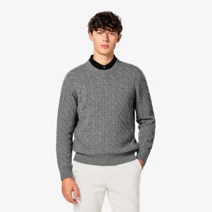 [라코스테공식] 남성 케이블 크루넥 풀오버 AH816E-55N CCA