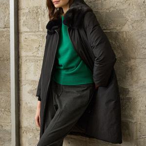 [요하넥스]밍크 칼라 구스다운코트 GJ5D1R10