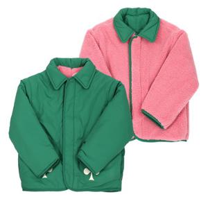 보보쇼즈 B225AC121 클로버 리버시블 플리스 아동 자켓