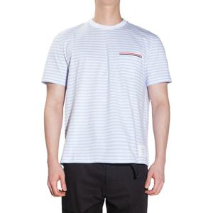 톰브라운 삼선포켓 스트라이프 반팔티셔츠 MJS205A J0053 452