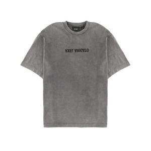 악셀 아리가토 반팔 티셔츠 A3118004 BLACK CHARCOAL