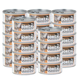 보레알 캣 치킨+칠면조 156g x  24개 고품질 동물성 단백질 육수캔