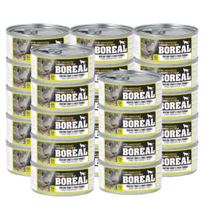 보레알 캣 칠면조+송어 156g x  24개 고품질 동물성 단백질 육수캔