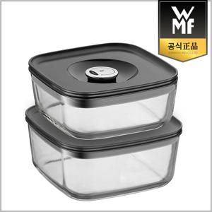 [WMF] 디팟 후레쉬 정사각 밀폐용기 2종(소+중) 세트