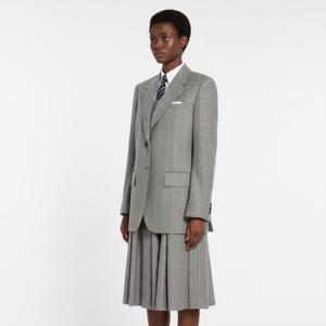 톰브라운 울 체크 블레이저 자켓 FBC810A F0039 035