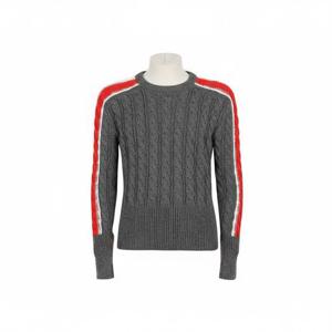 톰브라운 메리노울 삼선 탭 니트 MKA389A Y1024 035