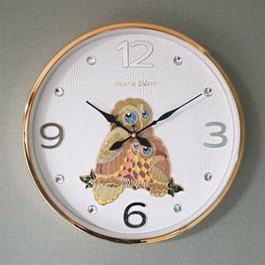 컬러블록 부엉이 심플벽시계 (골드) 벽시계 벽걸이시계 인테리어벽시계 예쁜벽시계 인테리어소품