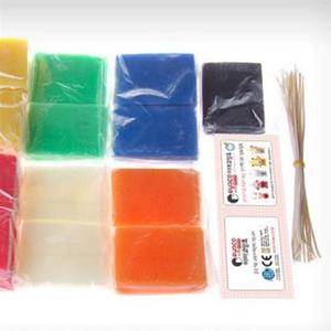 이야코 양초점토 100장 심지25개(단체용) -48114 양초 만지락 양초만들기 점토 만들기