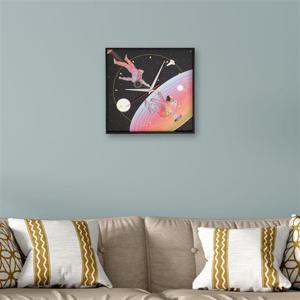 월데코 무소음 벽시계 우주비행 인테리어 벽걸이시계 인테리어시계 디자인벽시계 인테리어벽시계 거실벽시계