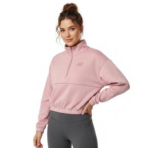 뉴발란스 여성 플리스 반집업 티셔츠 (WT33187-POO)