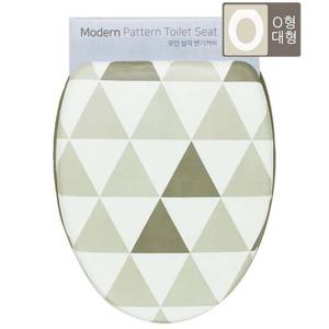 모던삼각 변기커버(대) O형 변기카바 변기커버 양변기시트 변기시트 욕실커버