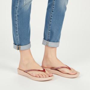 핏플랍 아이쿠션 스파클 마호가니 로즈 여성 플립플랍 (DG5-137)