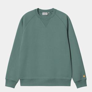 칼하트 WIP 체이스 스웨트셔츠 I033660 2N0XX SILVER PINE GOLD