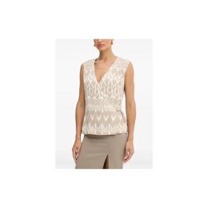 26 SS 게스 V넥 모노그램 랩 블라우스 5YGH097352A TP446757904