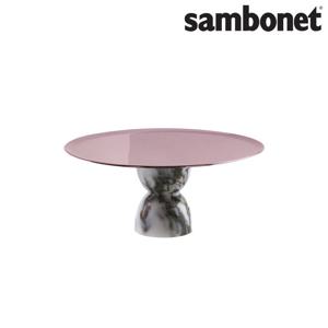 [삼보넷] 마담 케이크 스탠드 22cm PVD PA (화이트 마블)