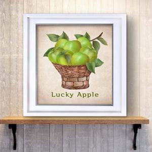 풍수인테리어 사과그림 액자 30W 3APP6 풍수그림 돈들어오는 부자되는그림