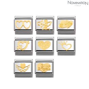 노미네이션 컴포저블 클래식 사랑 18K 골드 링크 030116 여자팔찌 남자팔찌