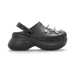 26 SS 발렌시아가 x 크록스 x 뮬 지비츠 샌들 블랙 720762W0FP9