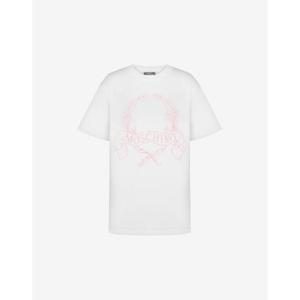 25FW 모스키노 반팔 티셔츠 AEF252E 07125541AEF1001 White DOM