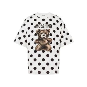 25FW 모스키노 반팔 티셔츠 AEF252D 07175441AEF2003 White DOM