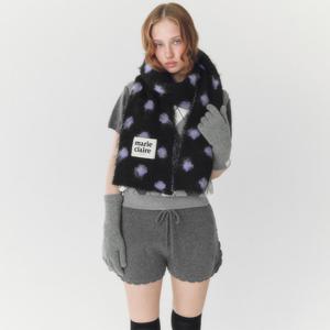 [마리끌레르][정가59,000]도트 리버시블 울 머플러(MAFDSC06NBK)