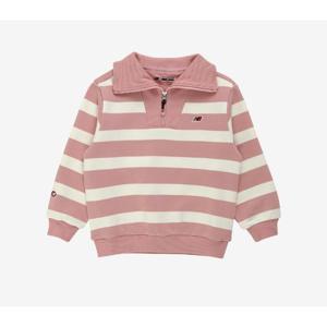 뉴발란스 키즈 카라 반집업 스트라이프 스웻셔츠 B1 NK9CF4303U 25 59 AA