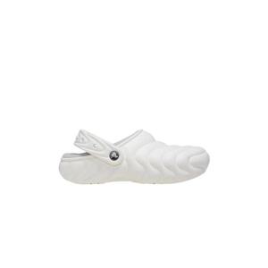 Crocs크록스 클래식 라인드 오버퍼프 클로그 화이트 210059-100