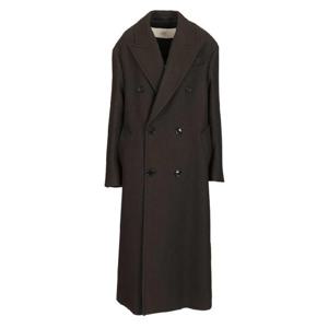 25FW AMI 롱 double breasted 코트 FCO458WV0078020 TP569920183