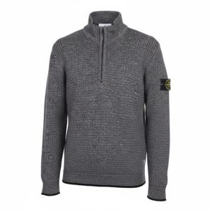 STONE ISLAND 522B3 COLOUR SPRAYED TAPE HALF-ZIPPER KNIT_REGULAR FIT (8015522B3 V0029) (컬러 스프레이드 테이프 하프집업 니트_레귤러핏)
