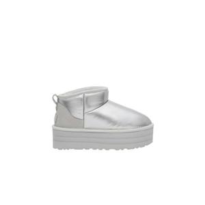 UGG어그 울트라 미니 플랫폼 하이 샤인 실버 1144048-SLVR