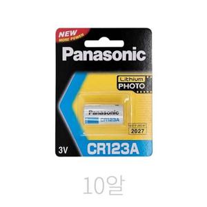 CR123A 리튬전지 카메라건전지 10알 파나소닉 3V 포토
