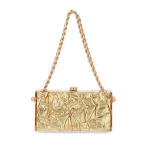 컬트가이아 하자 체인 스트랩 박스 숄더백 SH2674P1 GOLD