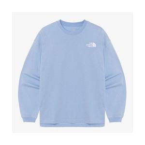 노스페이스 NT7TR01M 화이트라벨 에센셜 긴팔 라운드티_POWDER BLUE 256136