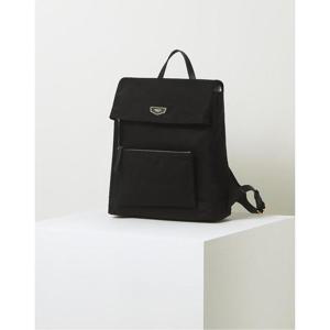 LL[쇼핑백동봉][LILY]HIBA6E306 베이직 나일론 레더 콤비 플랩 백팩 L