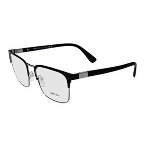 프라다 하금테 안경 PR 54TV 1BO1O1 사각 메탈로고