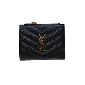 [생 로랑]575879BOW011000(카산드라 바이폴드 지갑(금장))