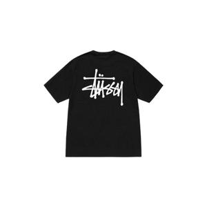 Stussy스투시 베이직 스투시 피그먼트 다이드 티셔츠 블랙 2023 19048791904879H