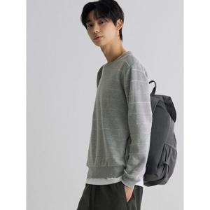 (456151SS33) [에잇세컨즈] 스트라이프 니트 풀오버  그레이