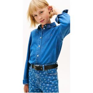 타미힐피거칠드런6 T42G0HSH310GT1  엠브로이더리 플라워 데님셔츠