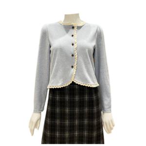 [나인스텝]소매퍼프 레이스 가디건N26NT6102