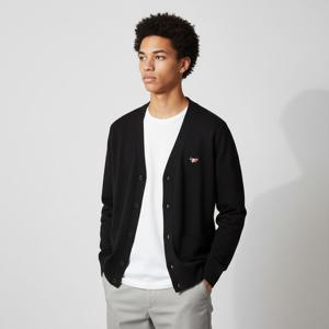 메종키츠네 트리컬러 폭스 패치 남녀공용 가디건 FU00501KT1036 P199