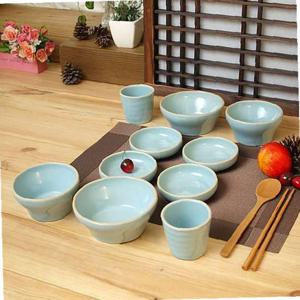 여주 소야 도자기 아름 블루 2인그릇세트A (10P)