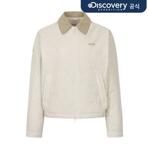 [디스커버리] 여성 카라형 퀼팅 패딩자켓 (IVORY) DWPD4A061-IVS