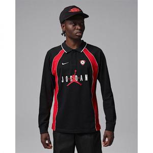 나이키 조던 플라이트 남성 긴팔 폴로 저지 - 블랙유니버시티 레드유니버시티 레드 IF1915-010 276521