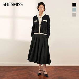 [쉬즈미스][3/31까지 20% 적립] 버튼 라운드넥 니트 가디건_SSKCDQ11020