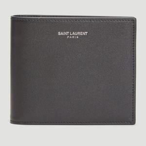 생로랑 로고 프린트 바이폴드 지갑 396307 0U90N 1000