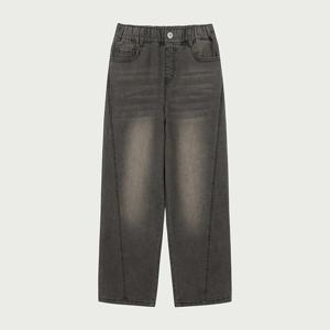 행텐틴즈 여아 커팅 라인 와이드 데님팬츠_165(14560-155-206-10)