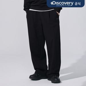 [디스커버리] 유니 니트 트레이닝 와이드 팬츠 (BLACK) DXTP3A061-BKS