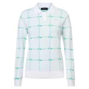 [와이드앵글]여성 CO 전판 체크 폴로넥 스웨터 WWP26K51W2